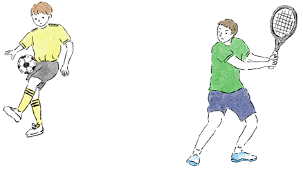サッカー テニス