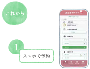 スマホで予約